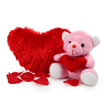 Teddy 6 inches with Valentine Heart